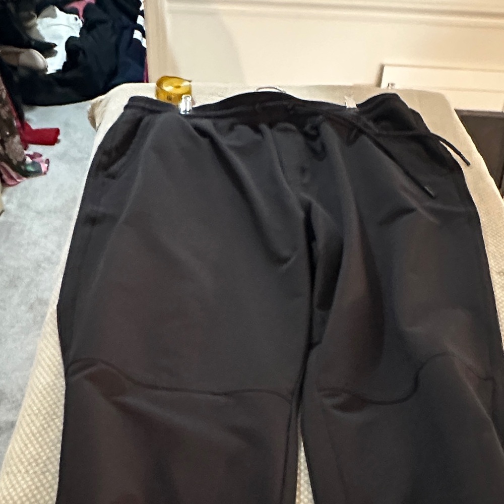 Black Women's Drawstring Jogger Pants